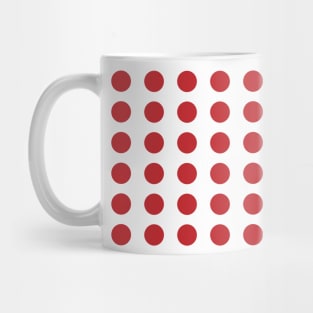 Retro Red Polka Dots #home #decor #retrostyle #polkadots #stylish #sixties Mug